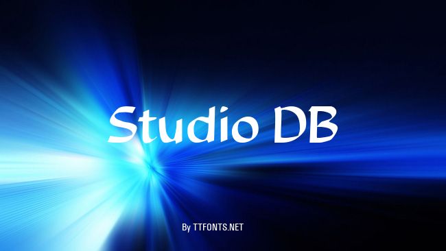 Studio DB example